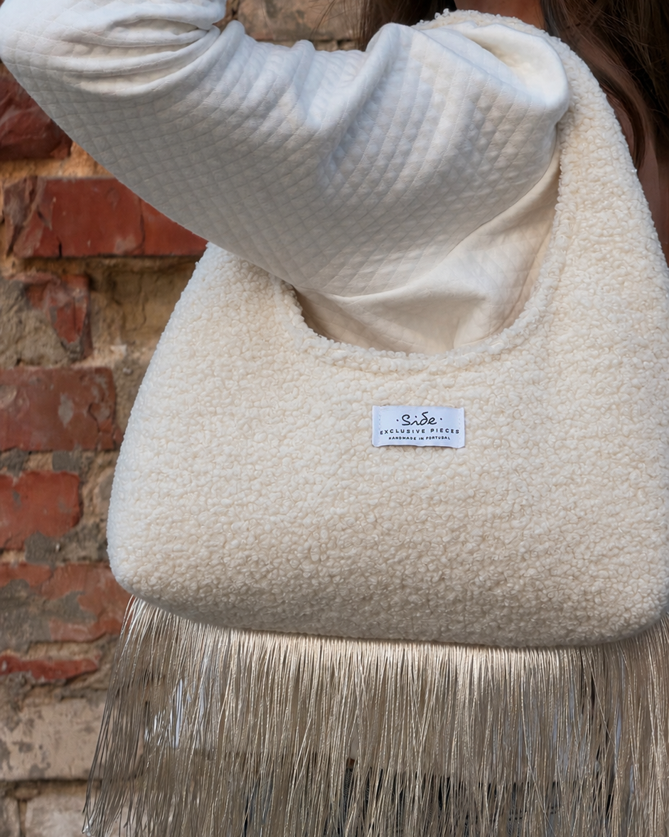 Side Teddy Bag Off White